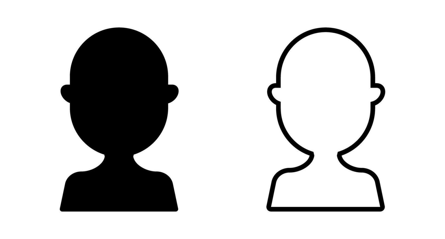 People icon set. User and account icon. Vector. vector