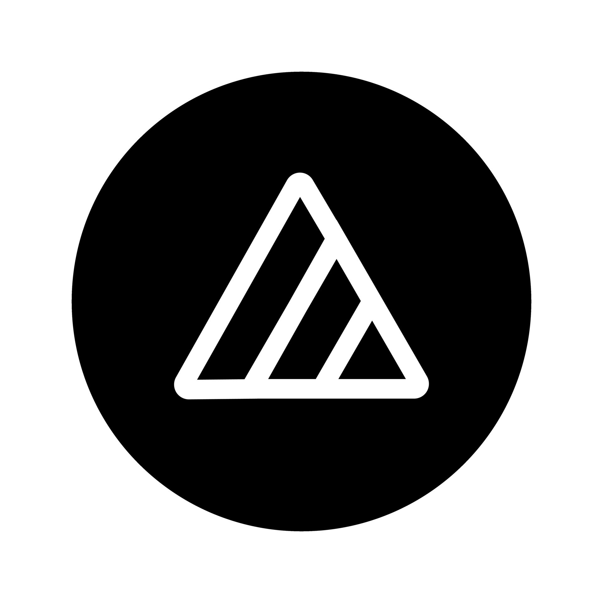 Laundry symbol. Nonchlorine symbol. Chlorine prohibited. Vector