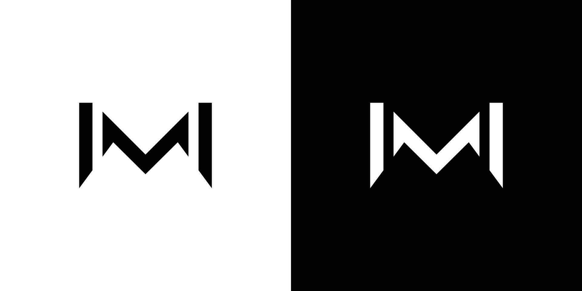 Modern and unique M logo design vector