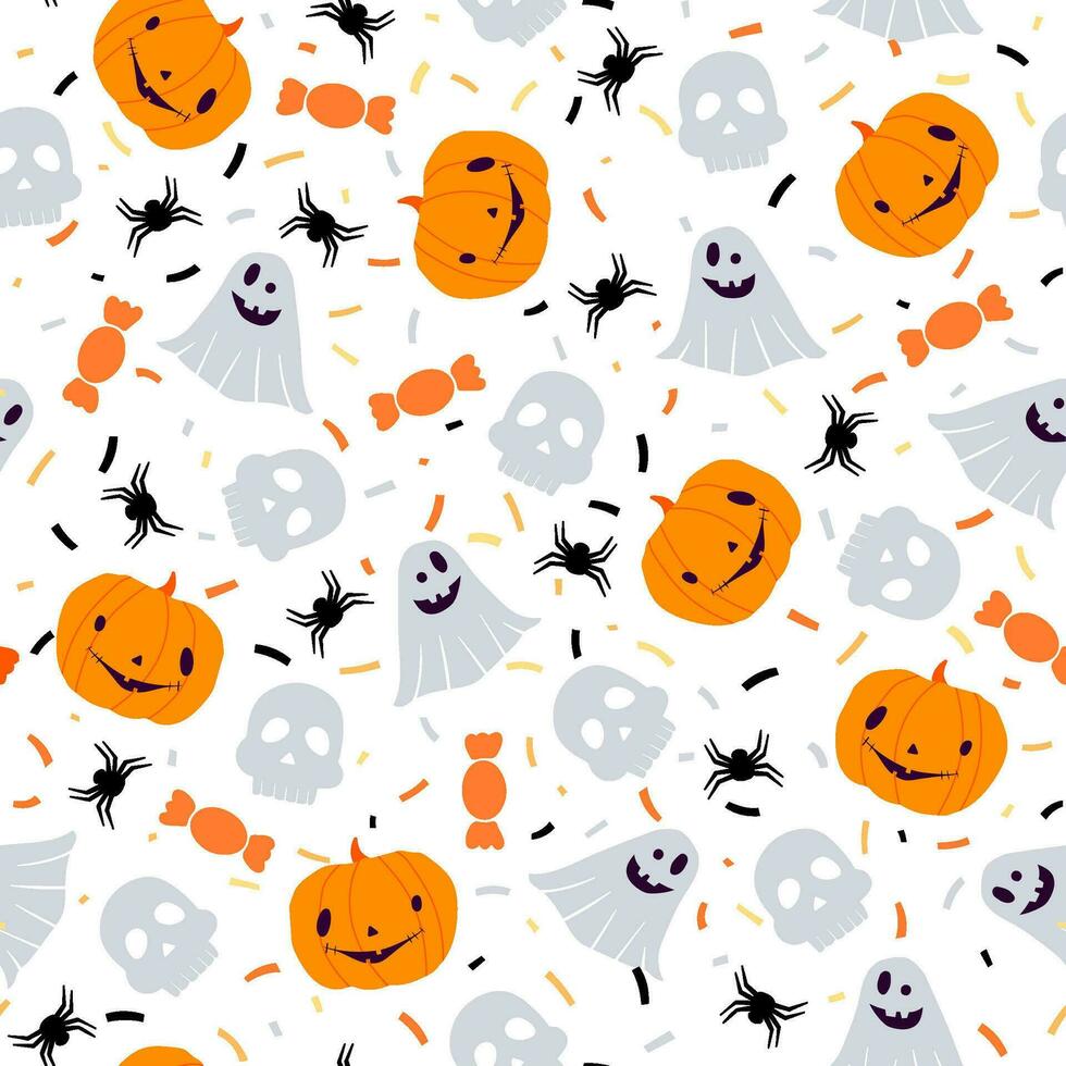 pattern halloween for print vector