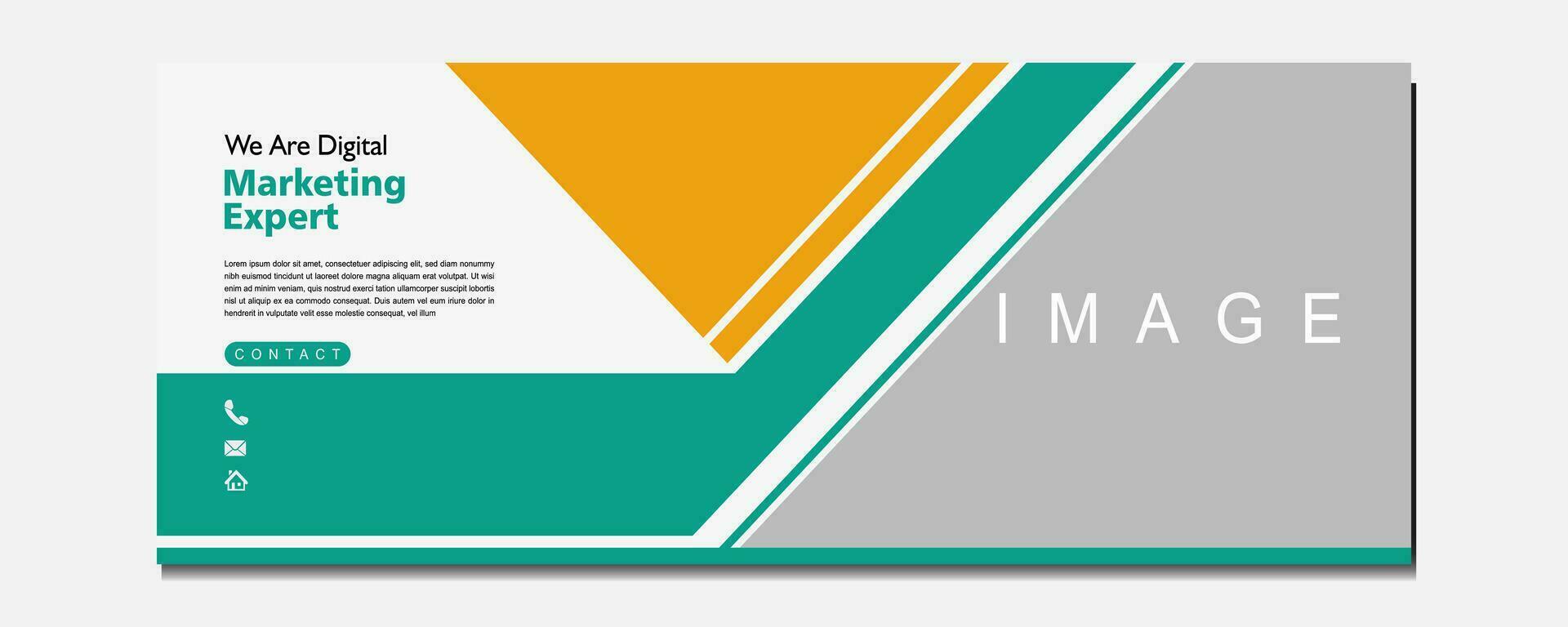 Business Webinar Template Design Classy Horizontal Banner for Effective Promotion vector