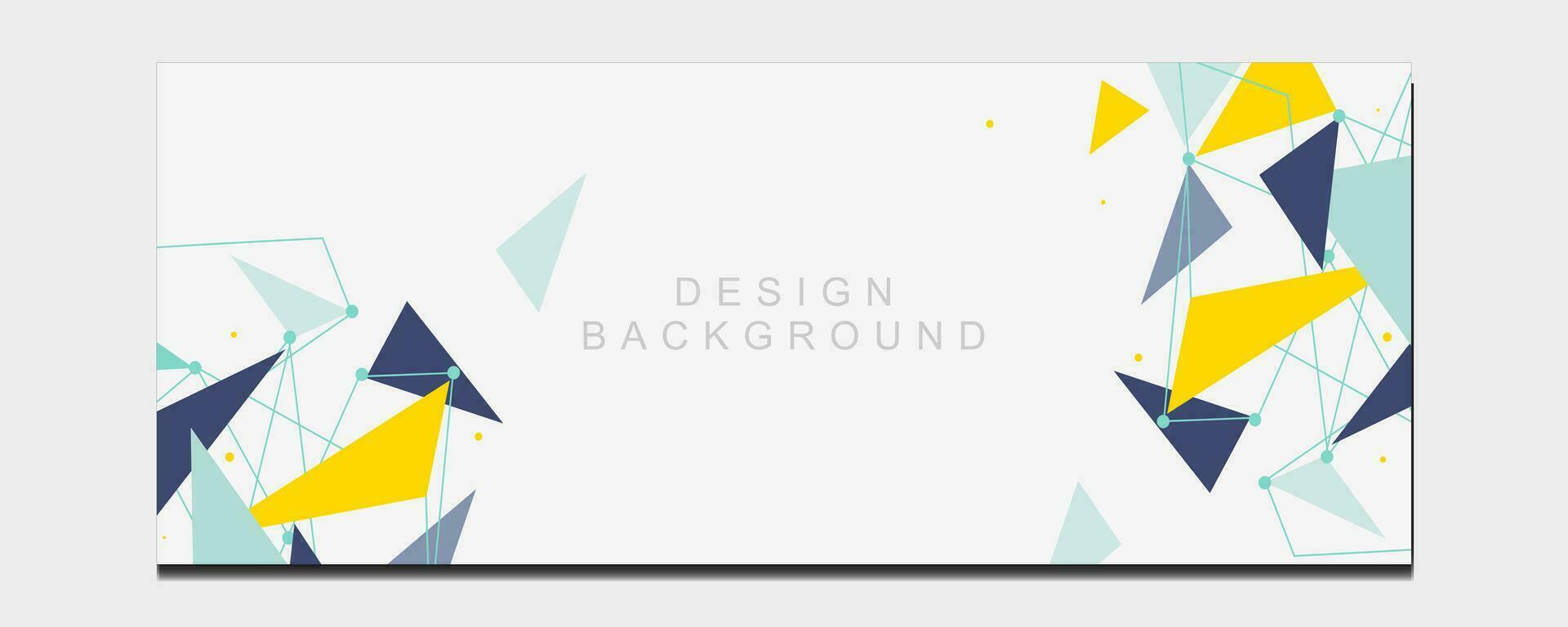 Modern Geometric Composition Abstract Shapes Vector Background