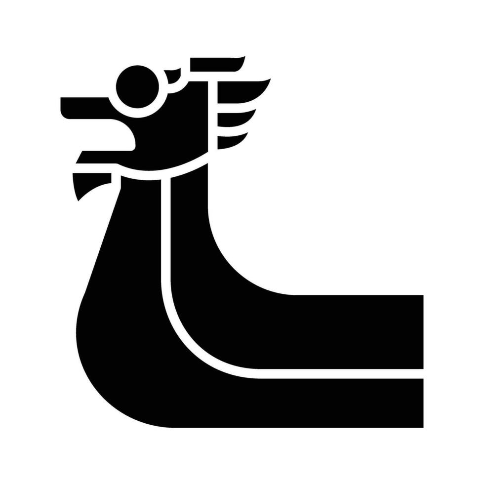 Dragon Boat Festival Vector Glyph Icon For Personal And Commercial Use.