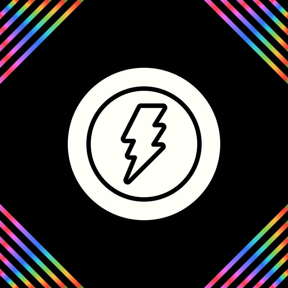 Lightning bolt Vector Icon