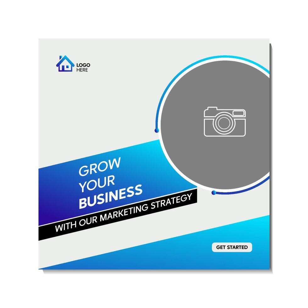 High-Quality Social Media Banner Templates for Digital Business Agents vector