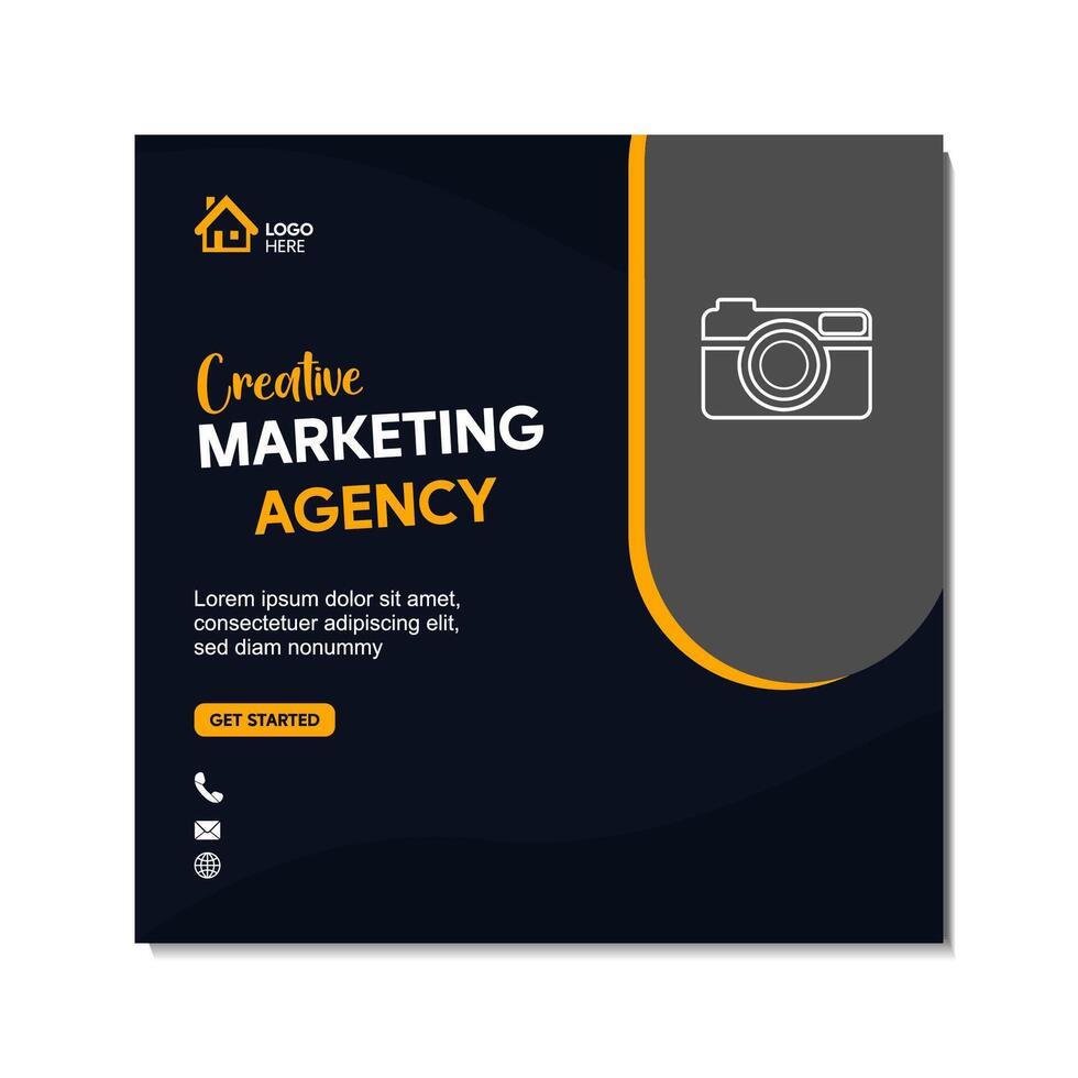 High-Quality Social Media Banner Templates for Digital Business Agents vector