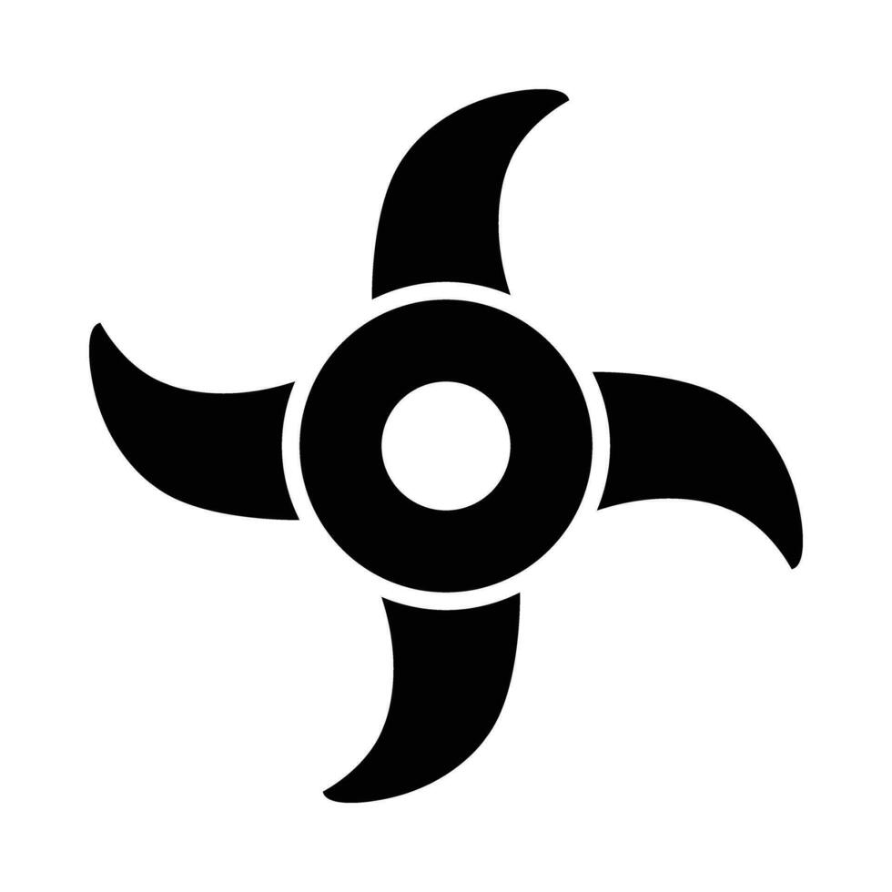 Shuriken Vector Glyph Icon For Personal And Commercial Use.