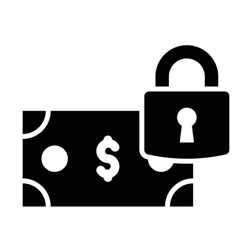 Secure Payment Vector Glyph Icon For Personal And Commercial Use.
