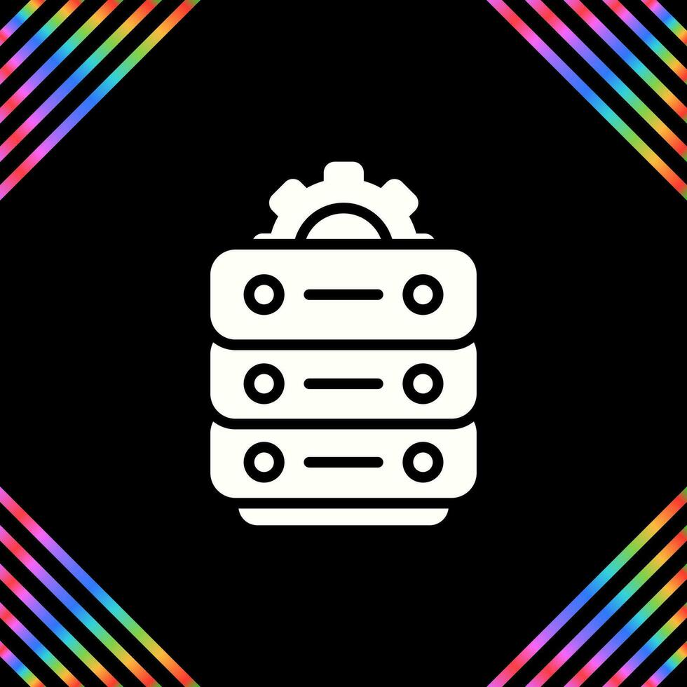 Data Center Maintenance Vector Icon