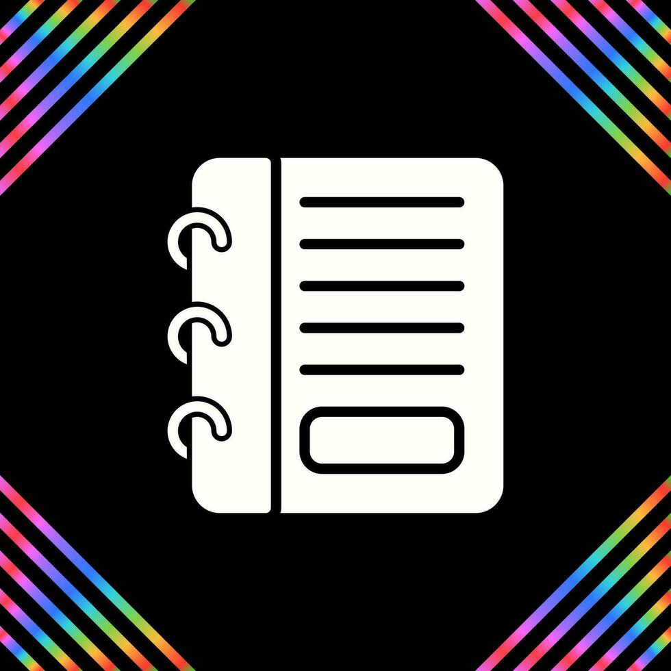 Notepad Vector Icon