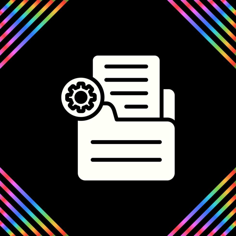 Document Settings Vector Icon
