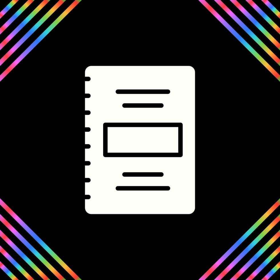 Notebook Vector Icon