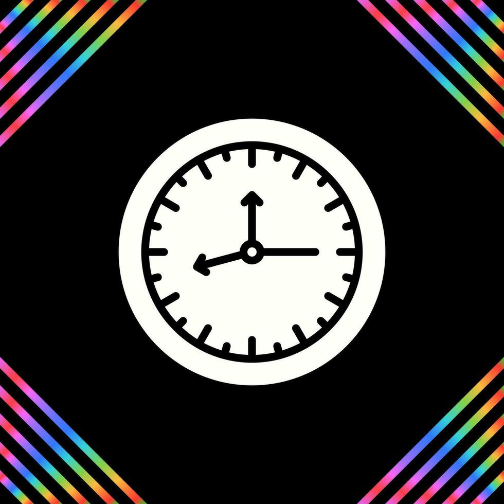 icono de vector de reloj