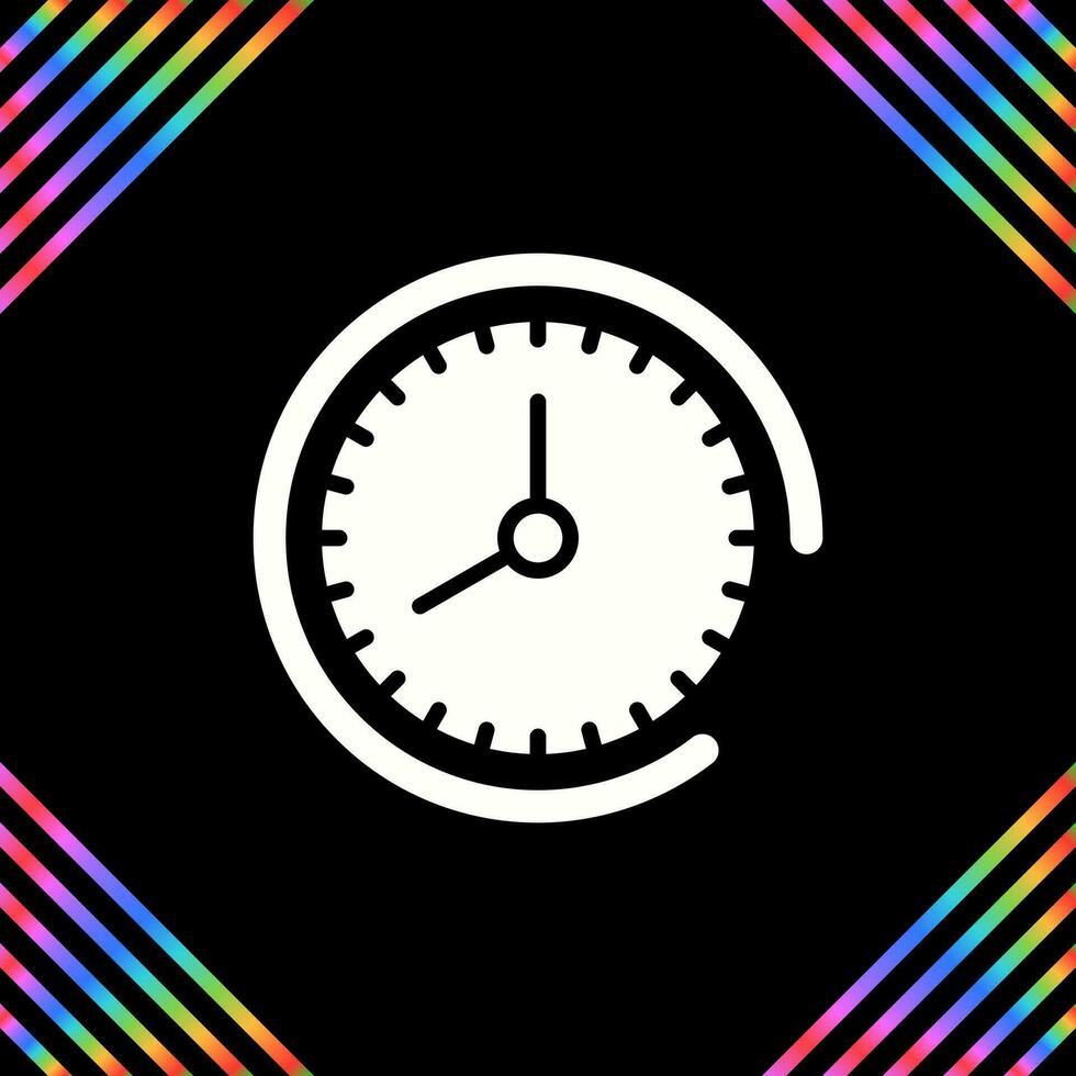 icono de vector de reloj