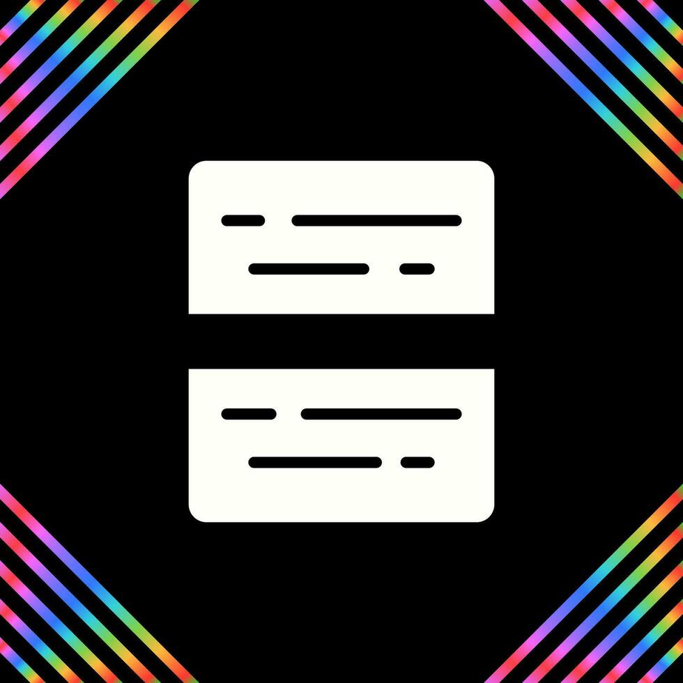 Document Split Vector Icon