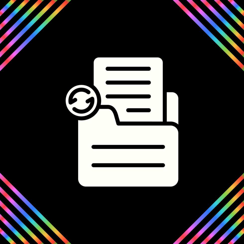 Document Sync Vector Icon