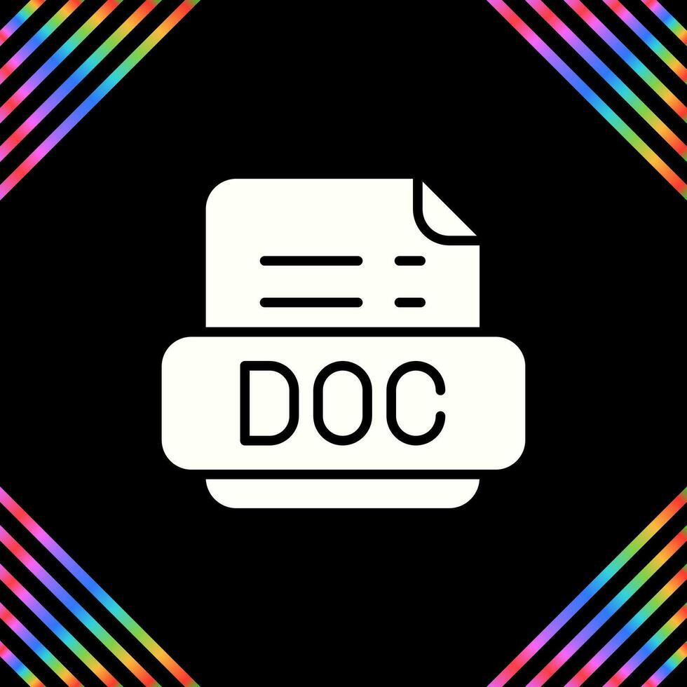 icono de vector de documento