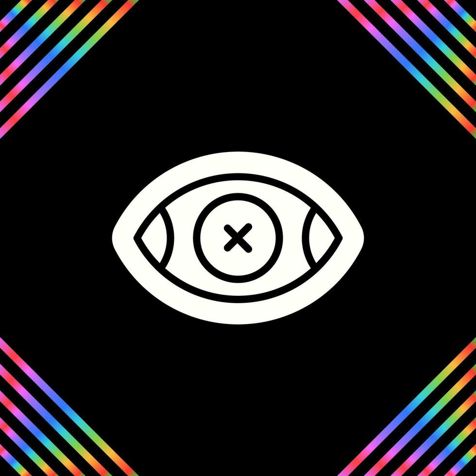 Eye Crossed Vector Icon