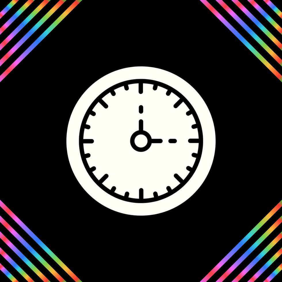 Clock Three Vector Icon