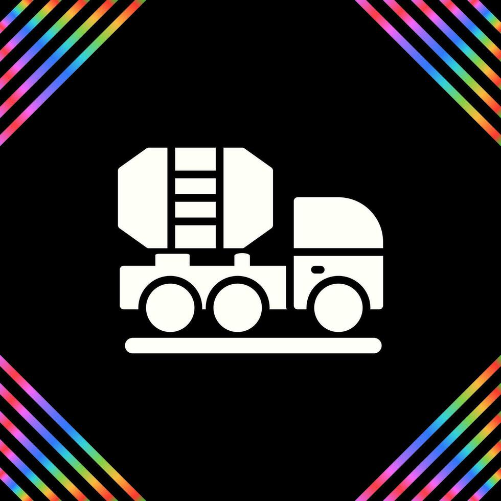 Mixer Truck Vector Icon