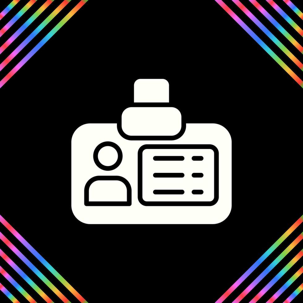 Id Card Vector Icon