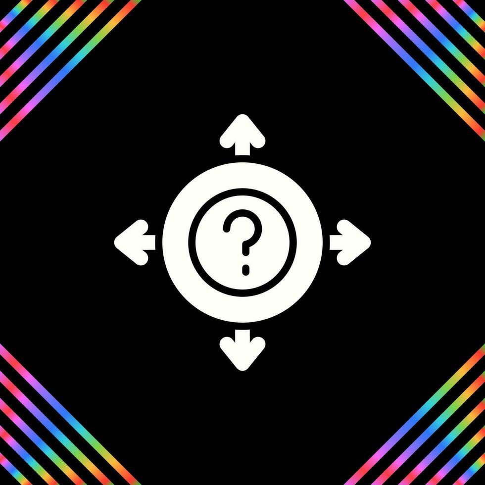 Uncertainty Vector Icon