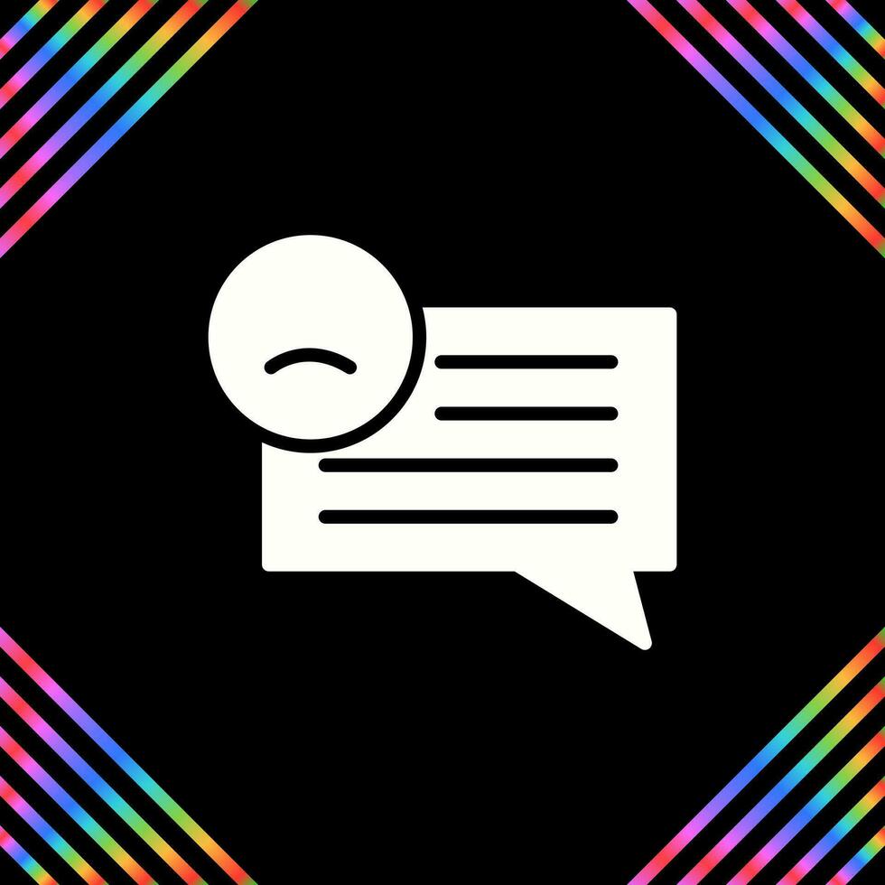 Customer Dissatisfaction Vector Icon
