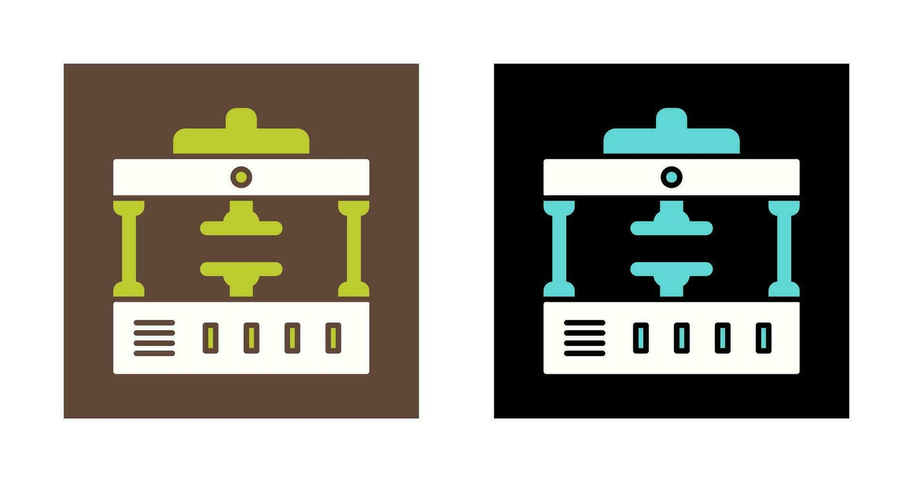 Machine Press Vector Icon