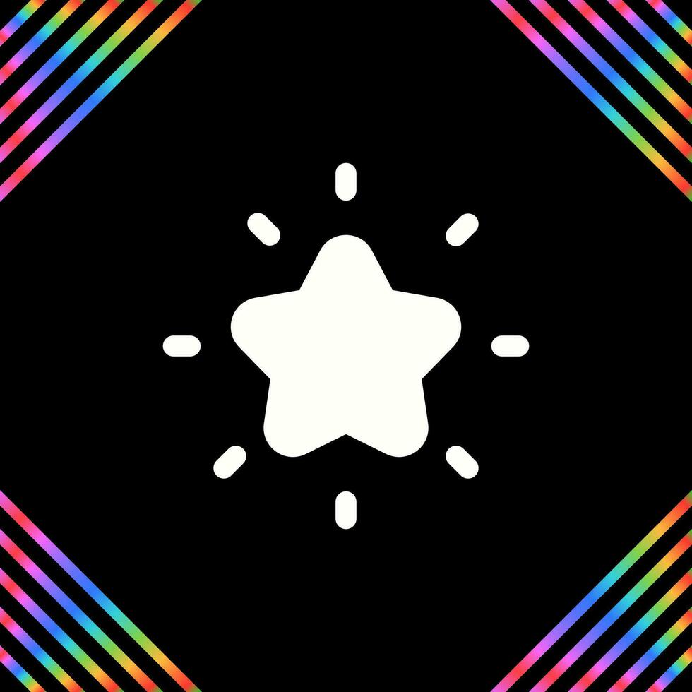 Shining Star Vector Icon