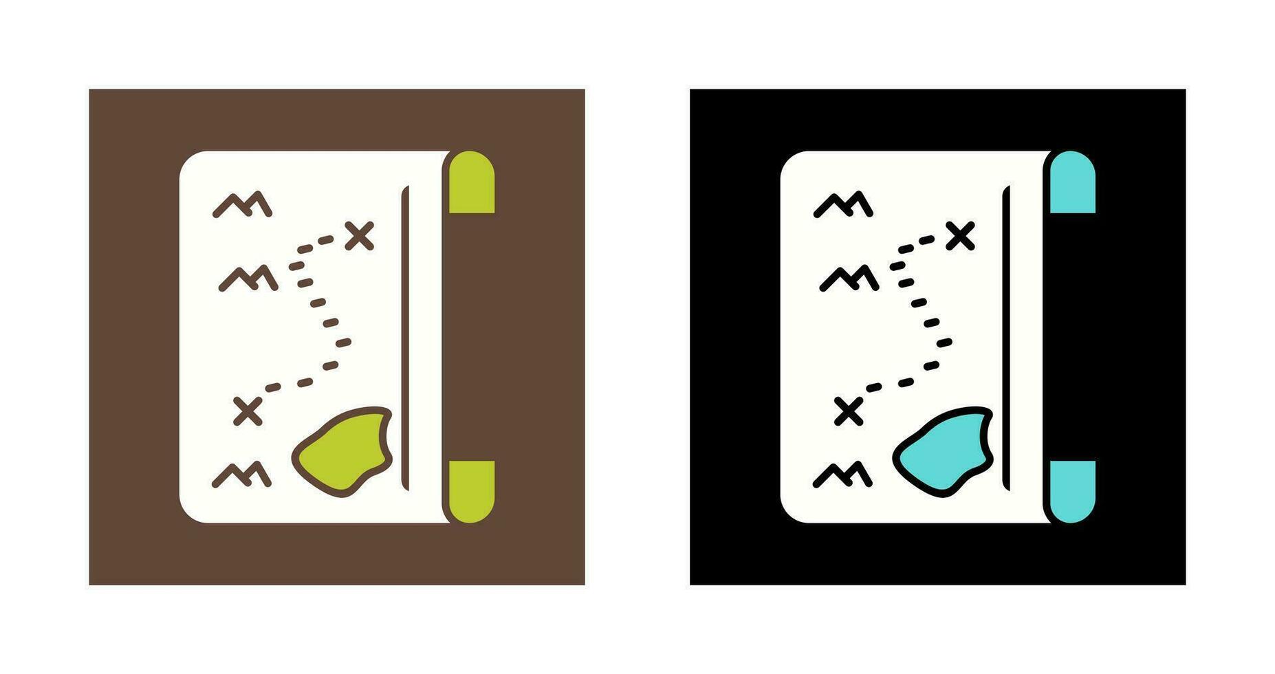 Pirate Map Vector Icon