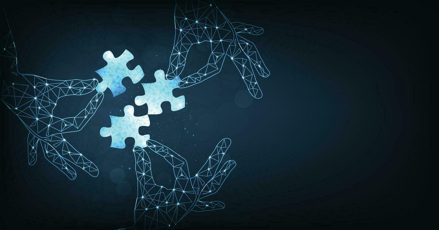 Teamwork and cooperation concept. vector