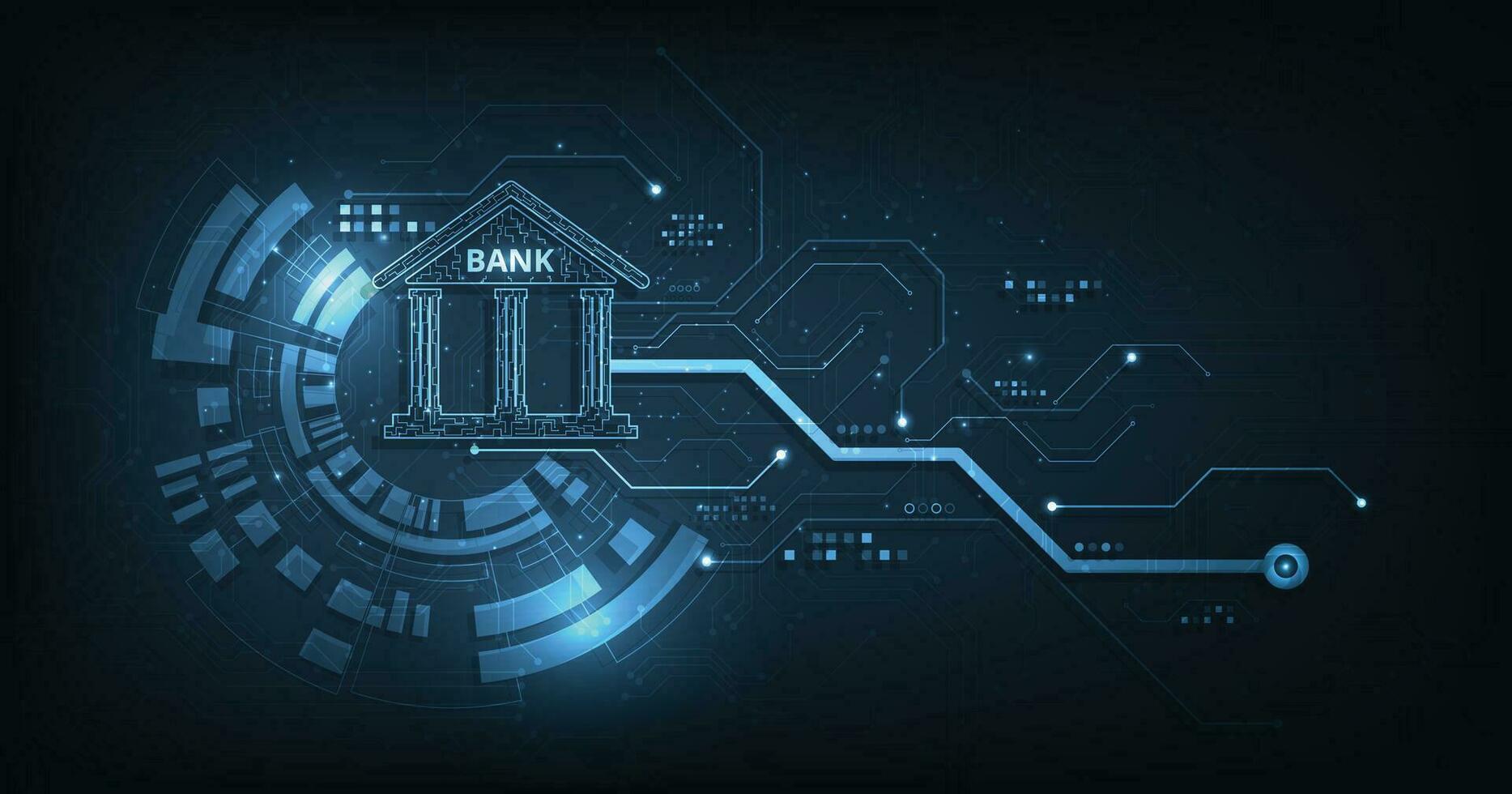 Internet Banking Technology concept. vector