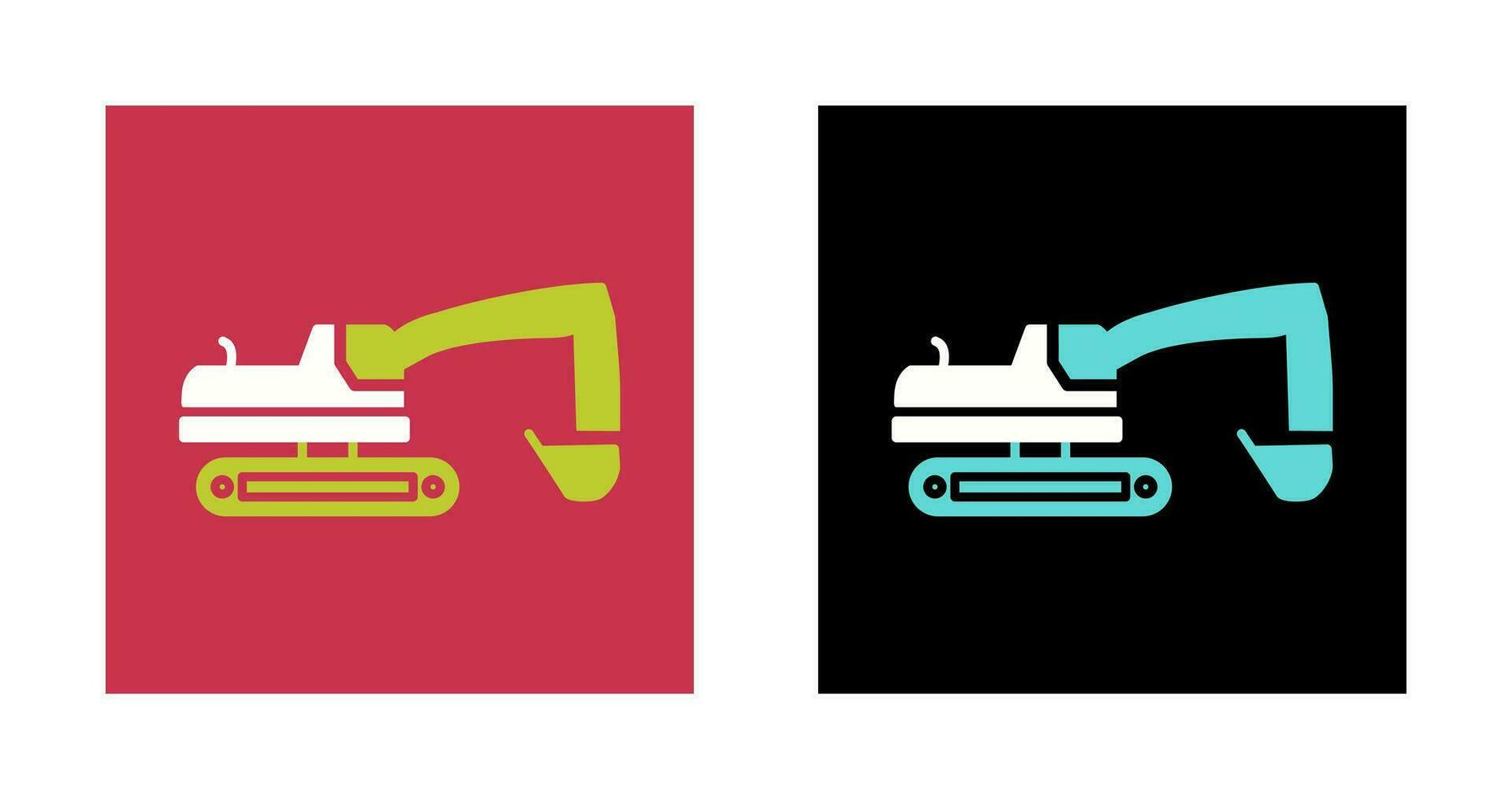 Excavator Vector Icon