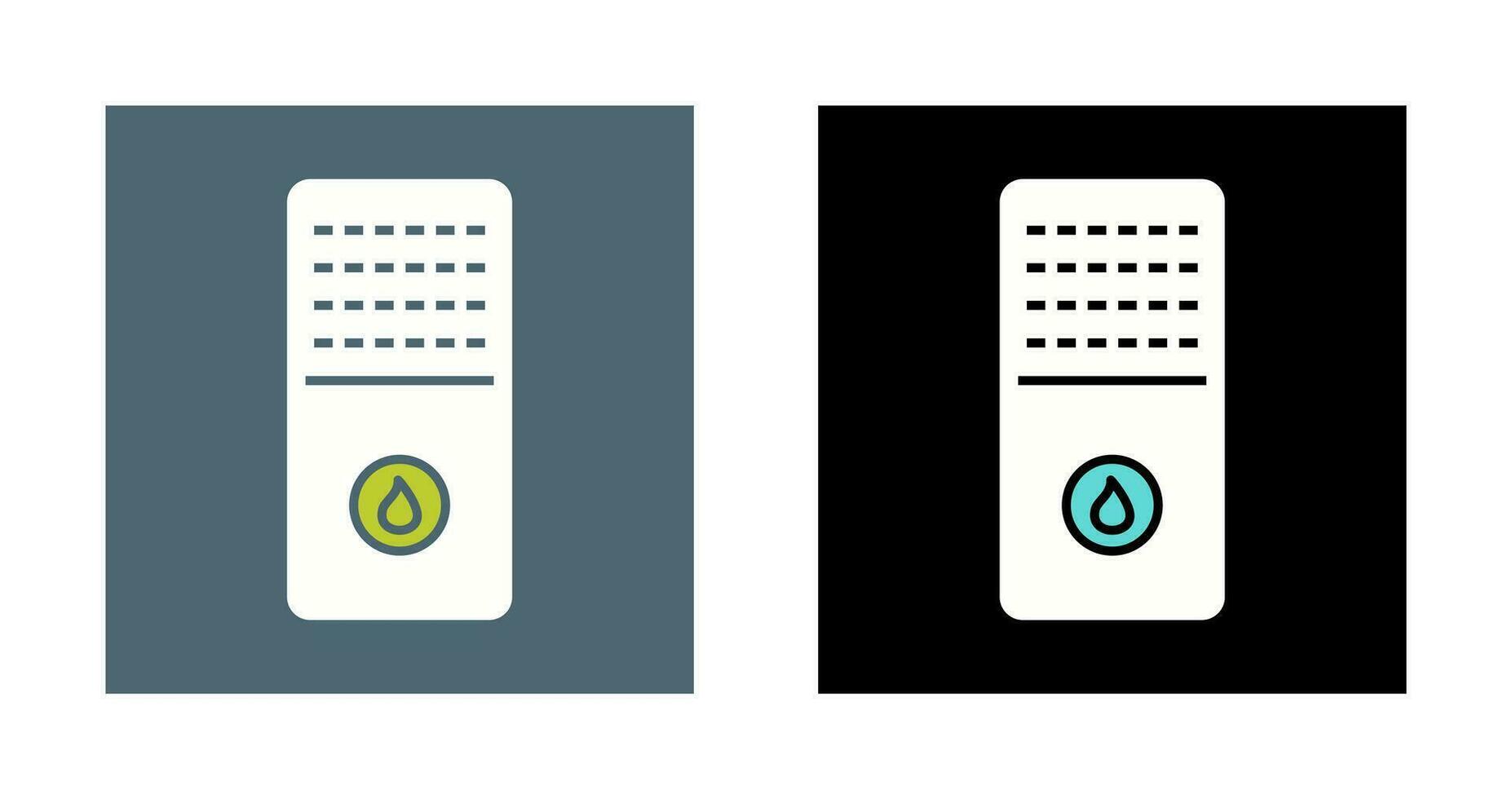 icono de vector de horno de gas