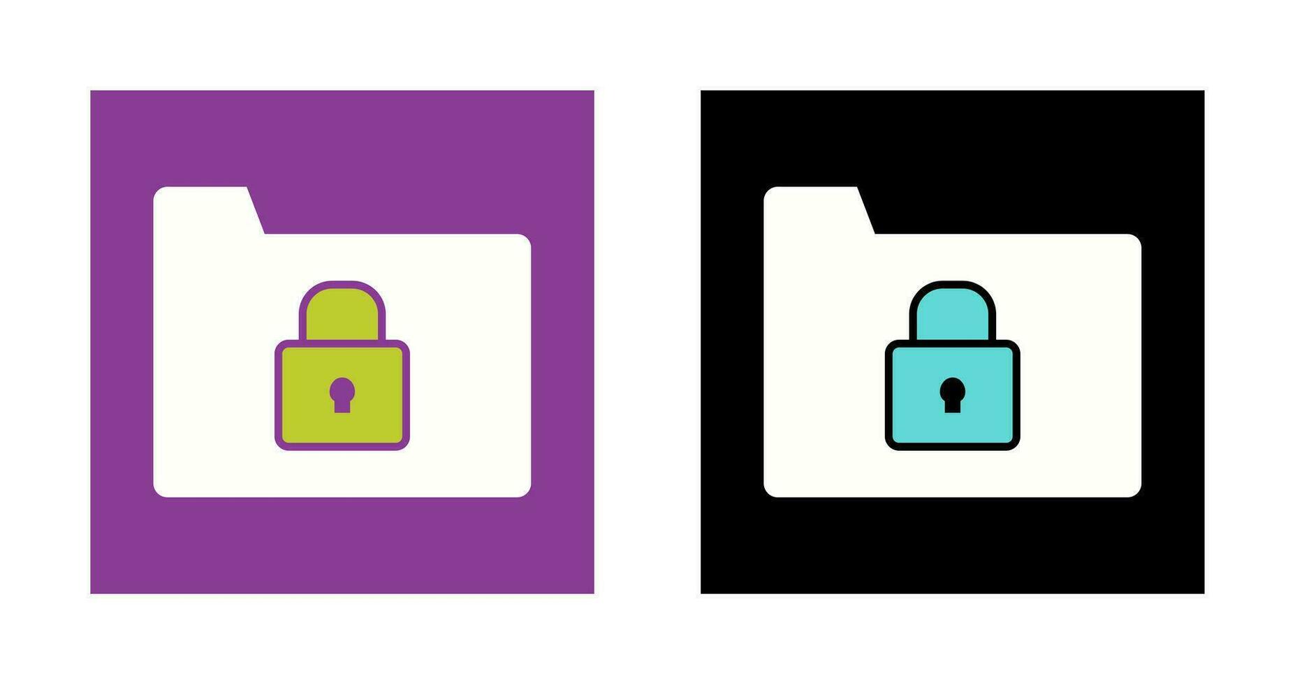 Secure Folder Vector Icon