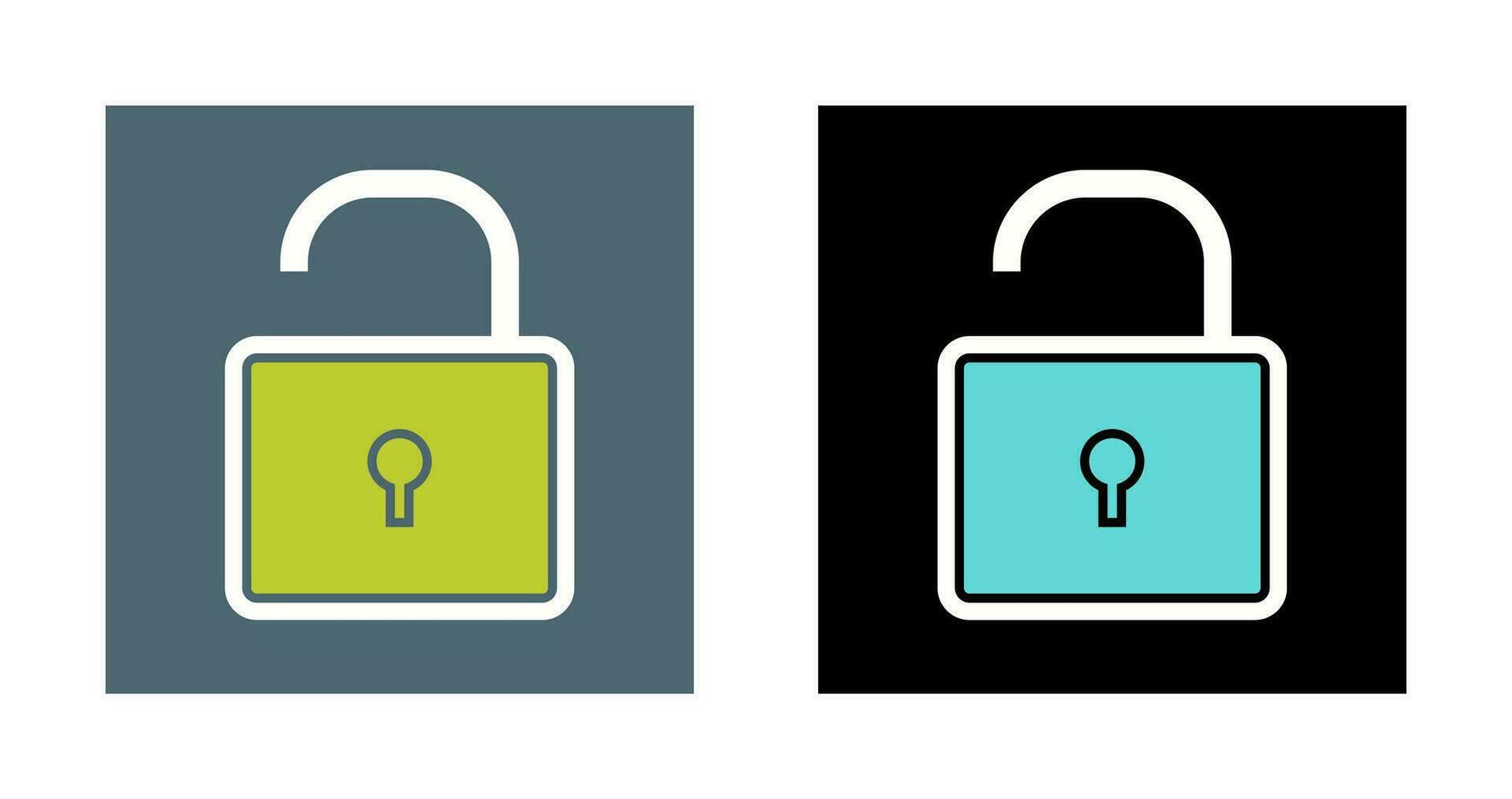 Open Lock Vector Icon Vector Icon