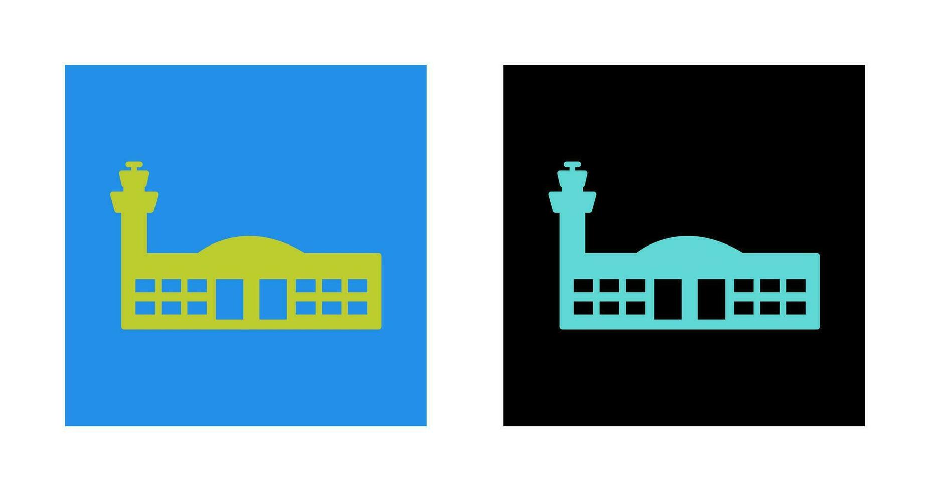 Airport Building Vector Icon