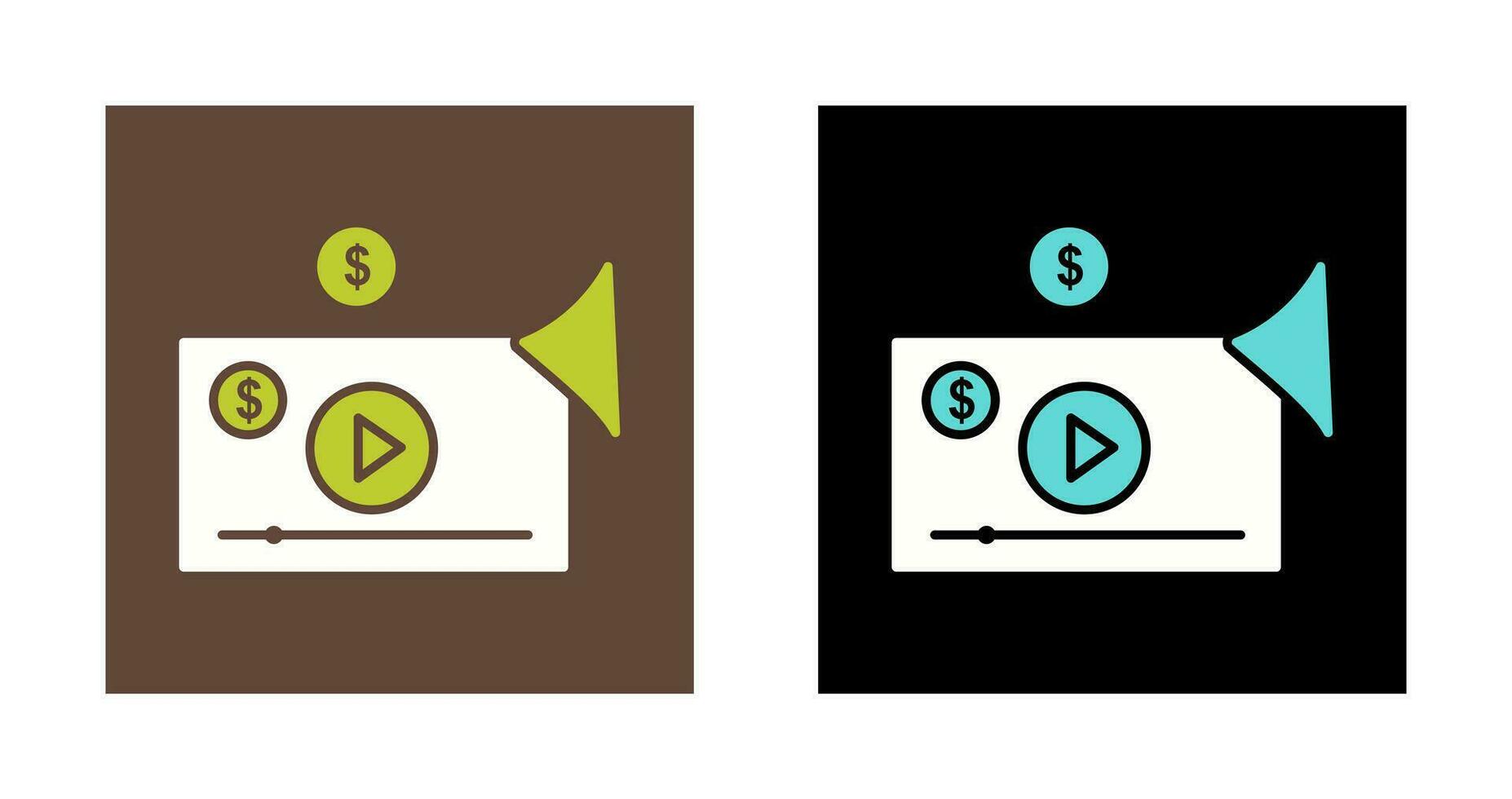 Video Marketing Vector Icon