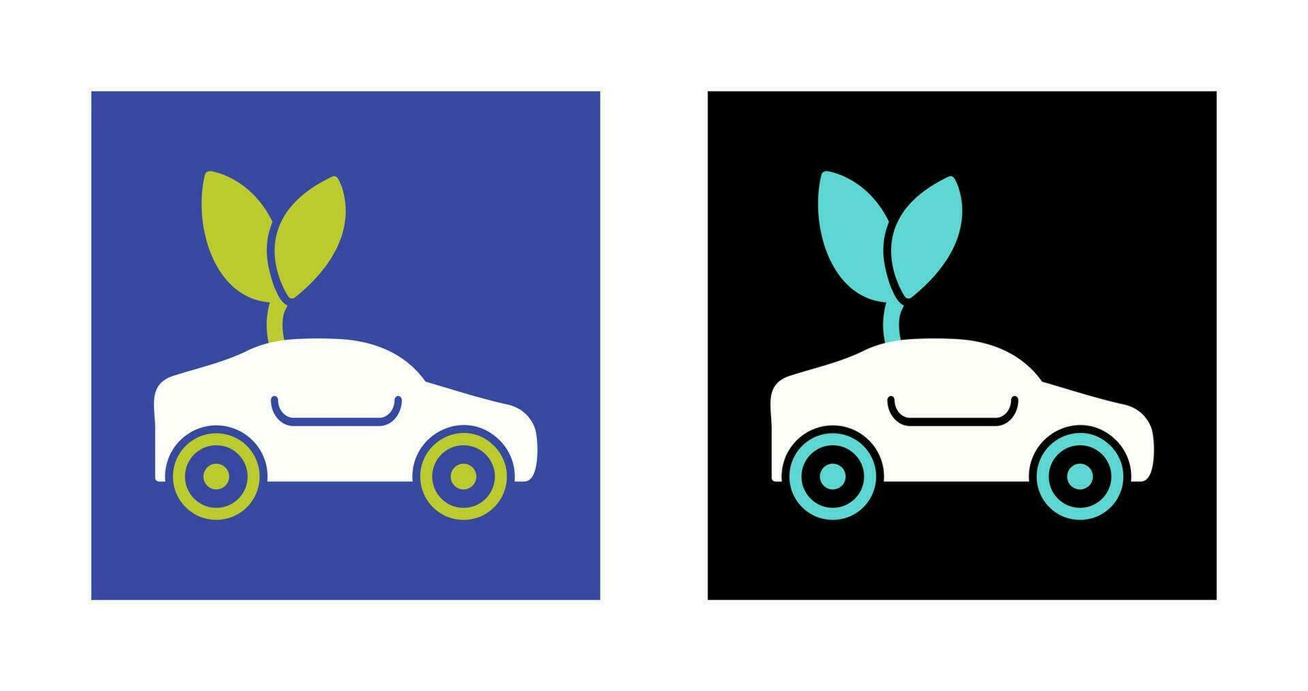 Eco friendly Car Vector Icon