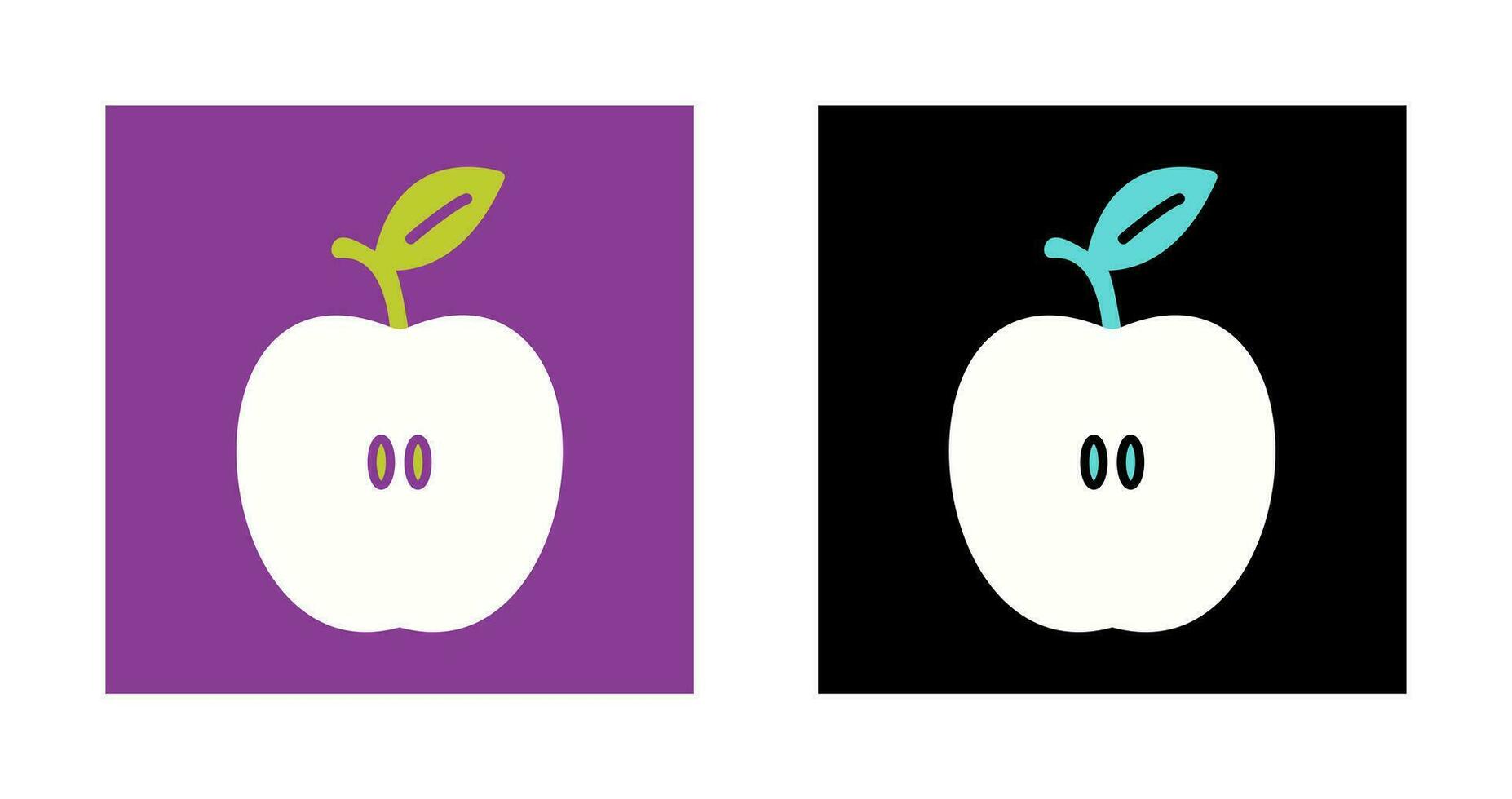 icono de vector de manzana