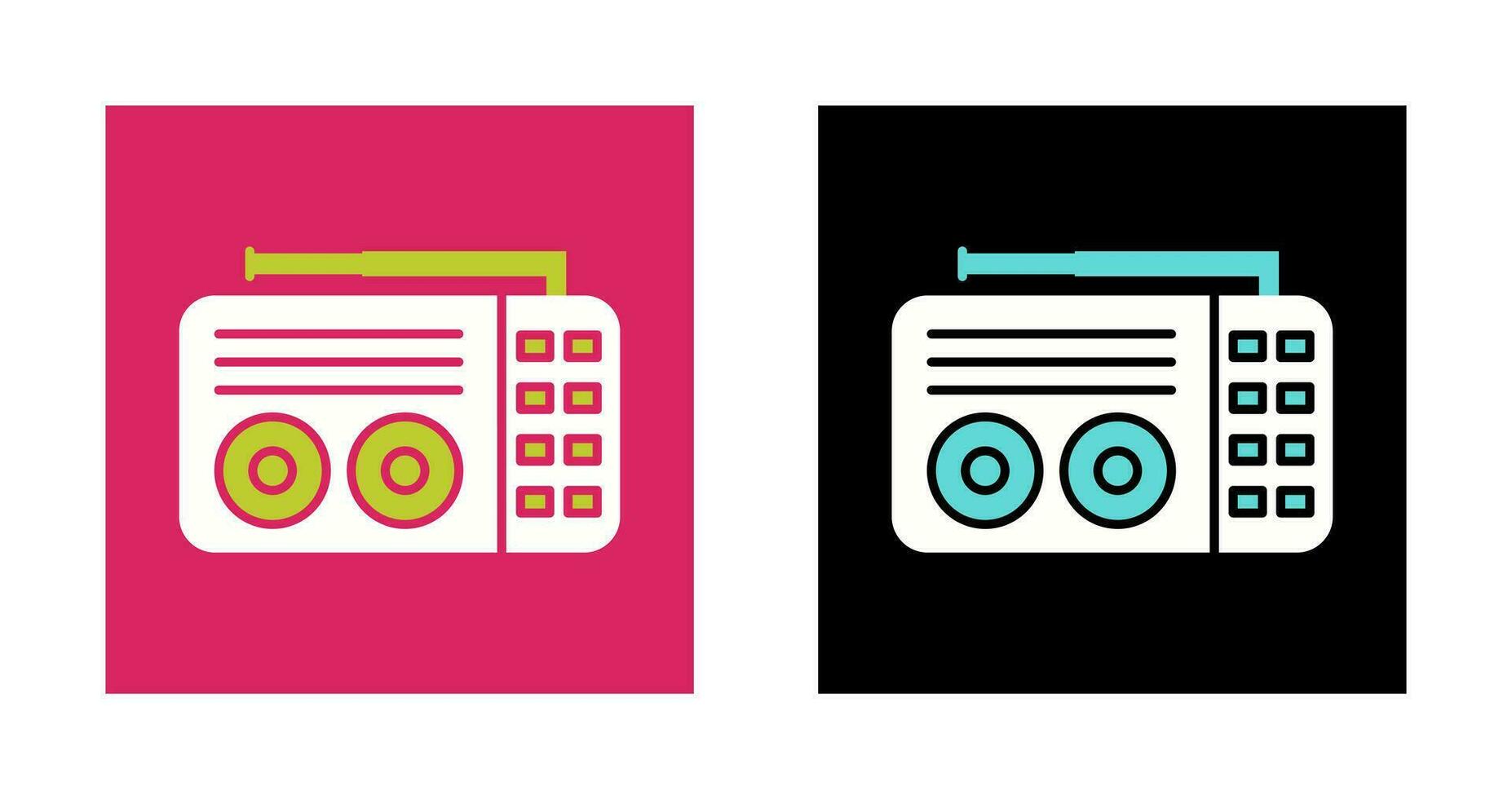 Old Radio Vector Icon