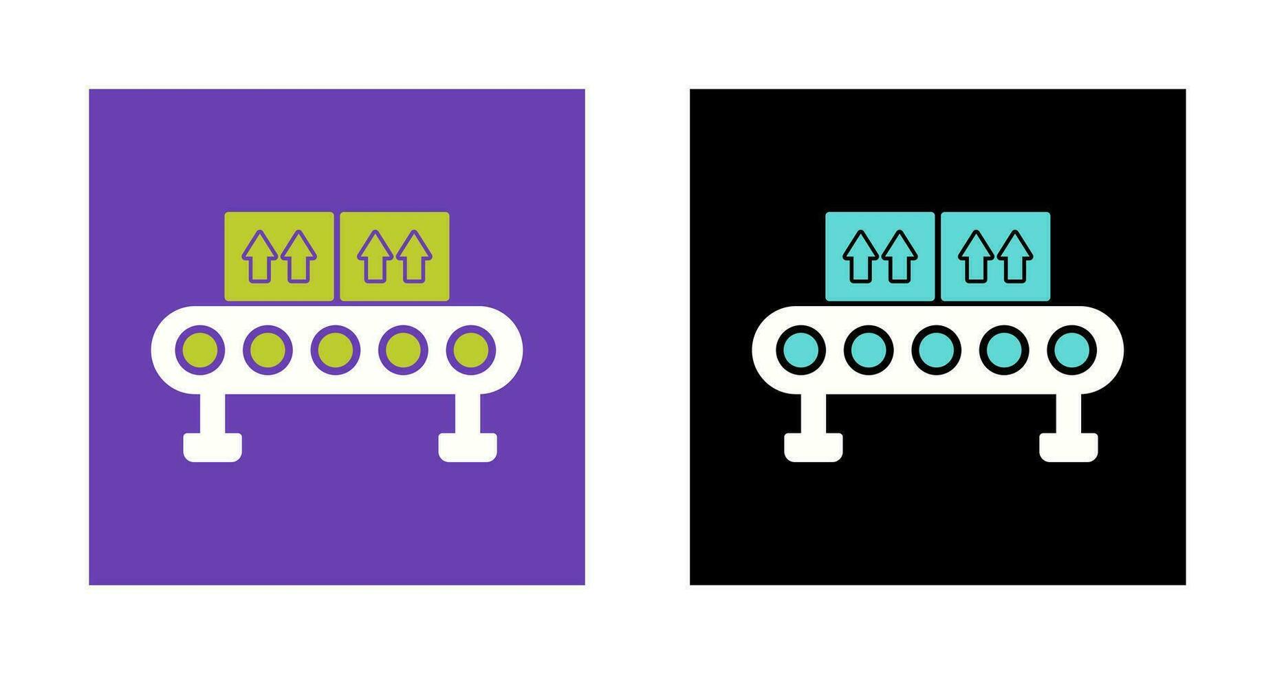 Assembly Line Vector Icon