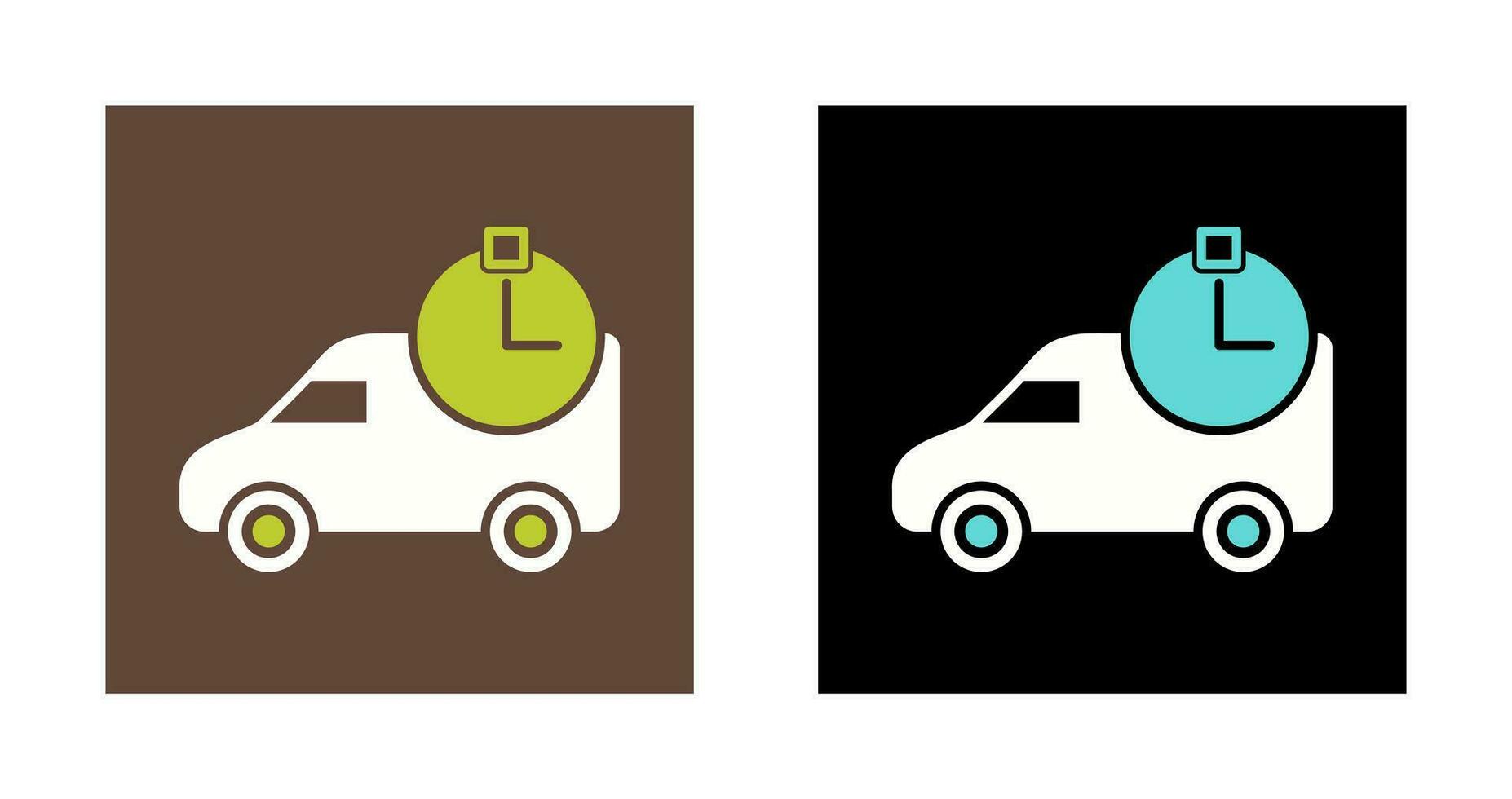 Time Based Delivery Vector Icon