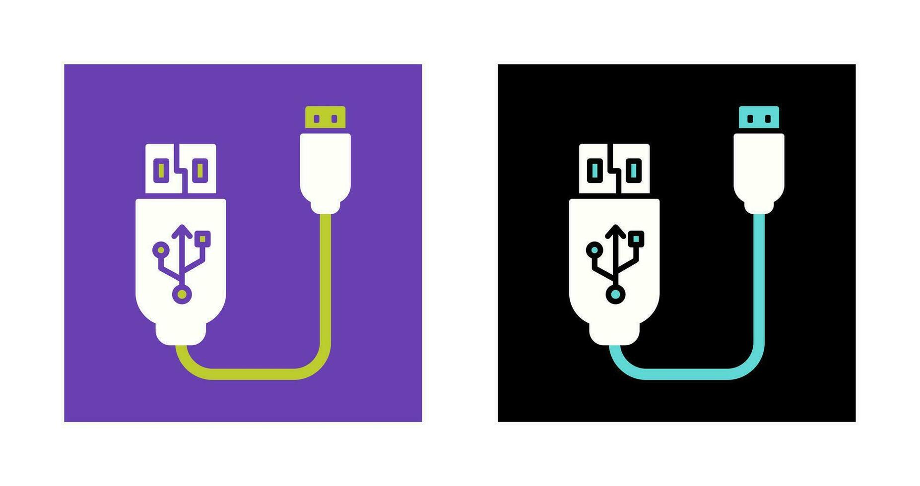 Usb Cable Vector Icon