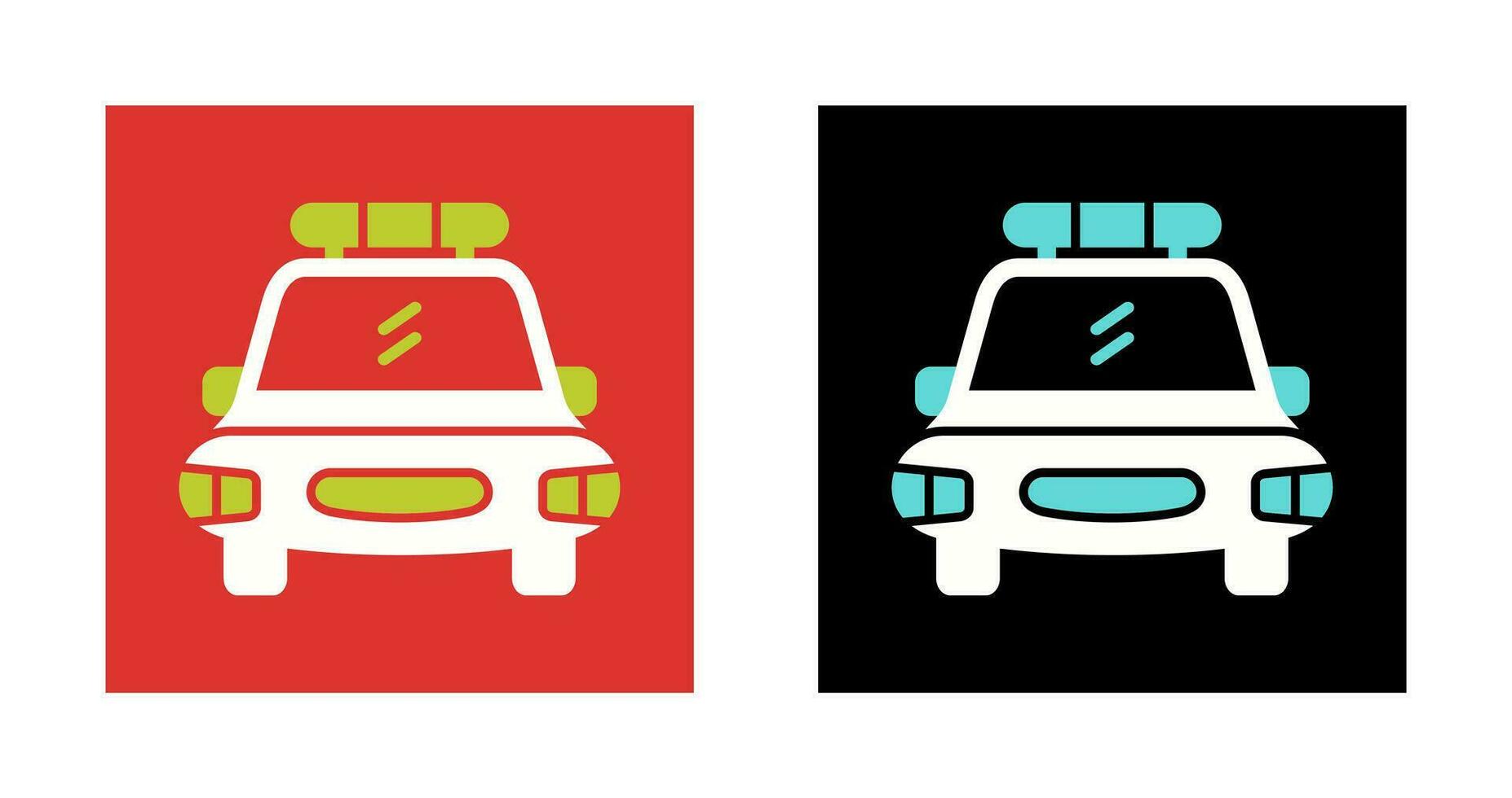 Police Car Vector Icon