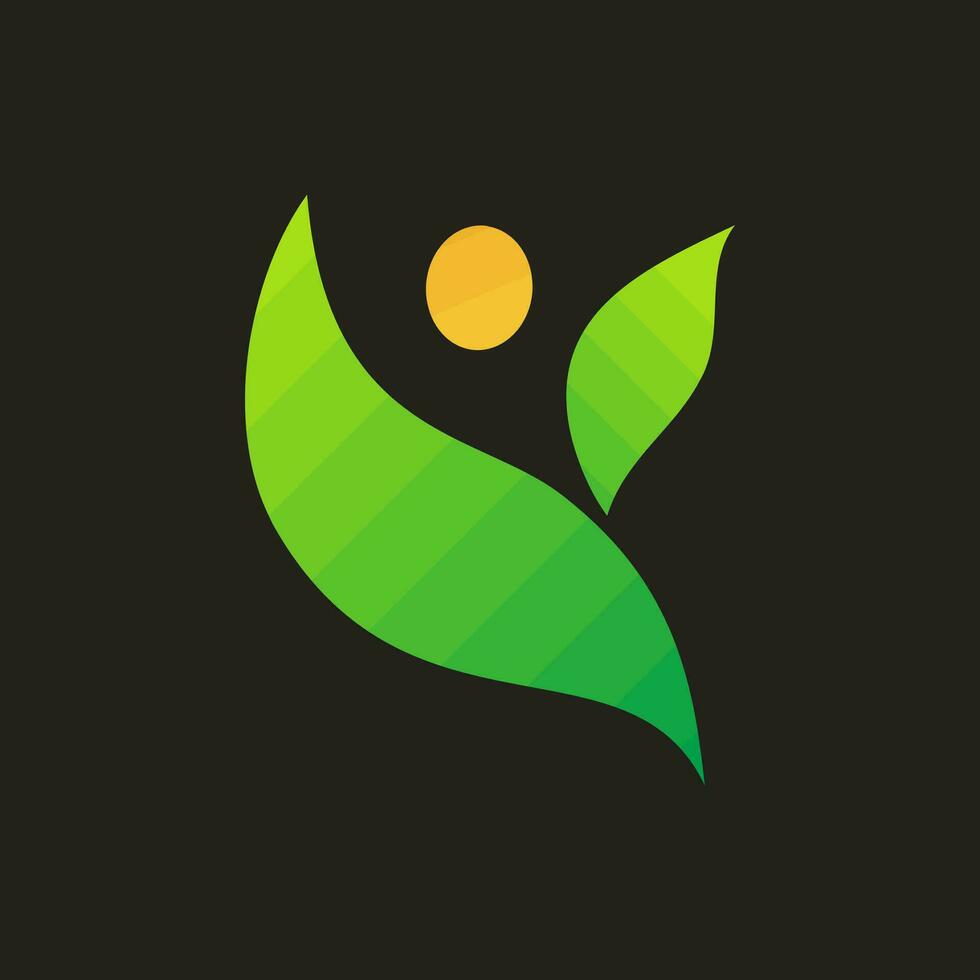 logo ecological environment icon, green vector