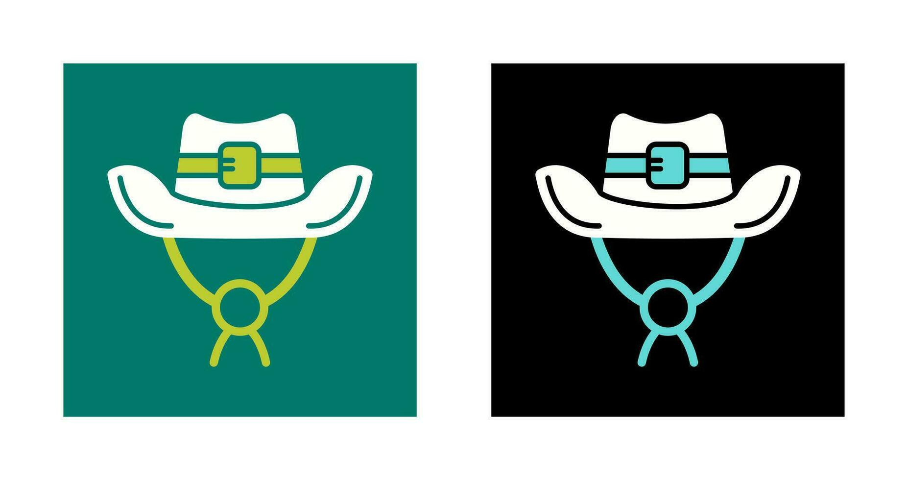 icono de vector de sombrero de vaquero