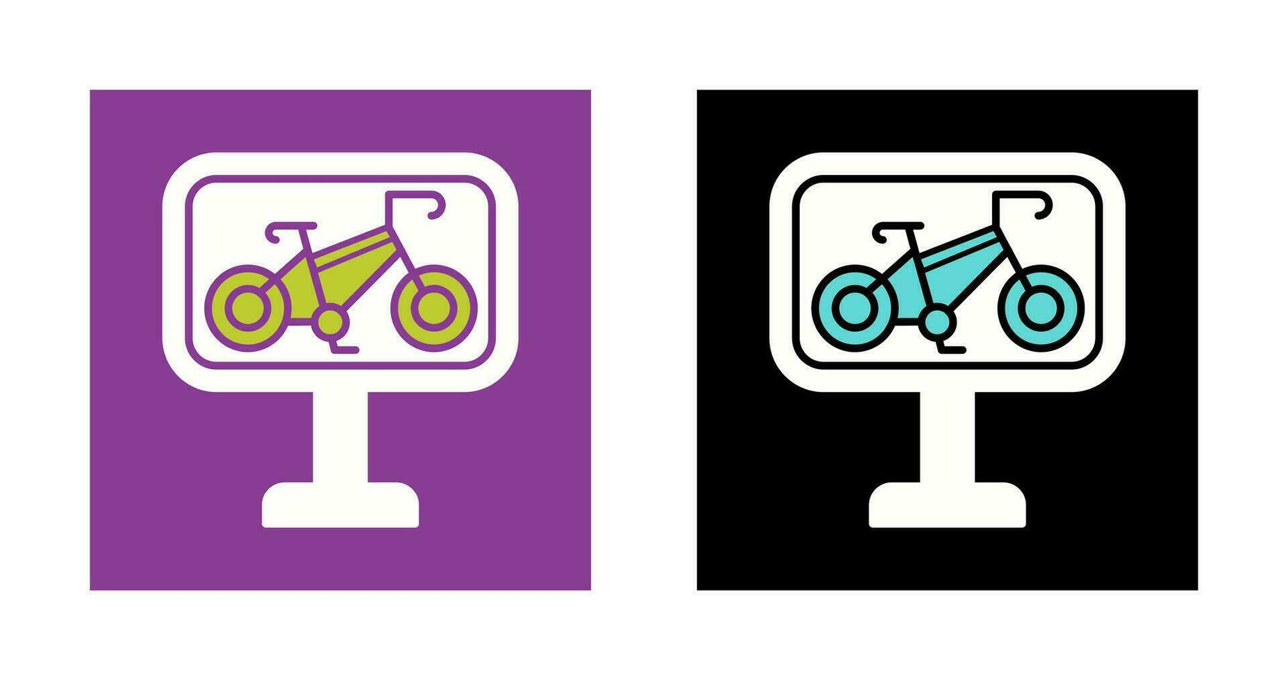 Bike Lane Vector Icon