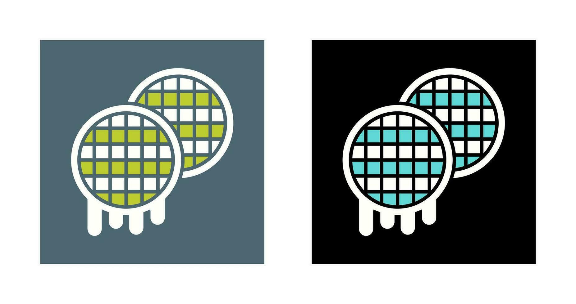 Waffle Vector Icon