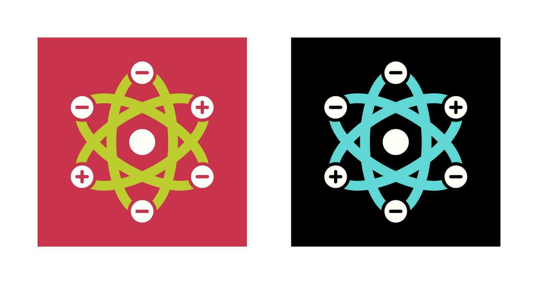 Atom Structure Vector Icon